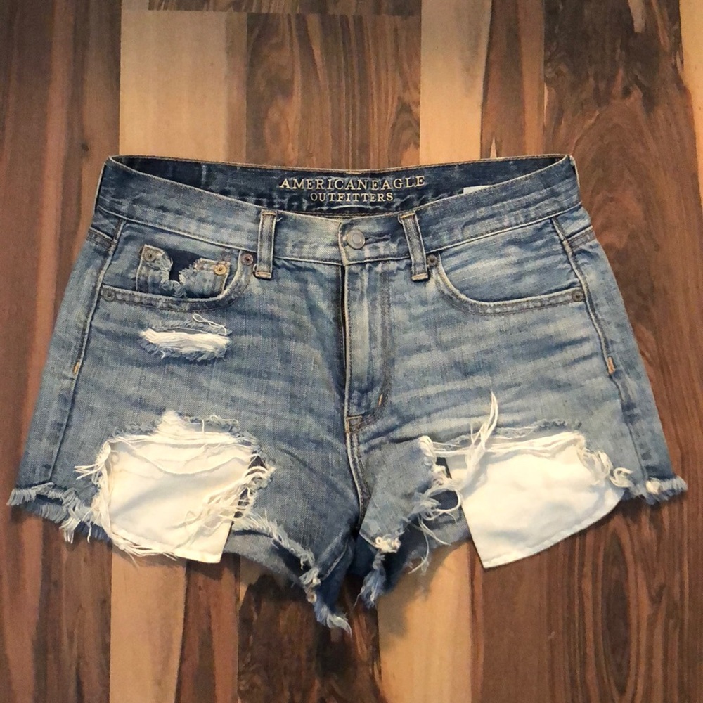 american eagle jean shorts